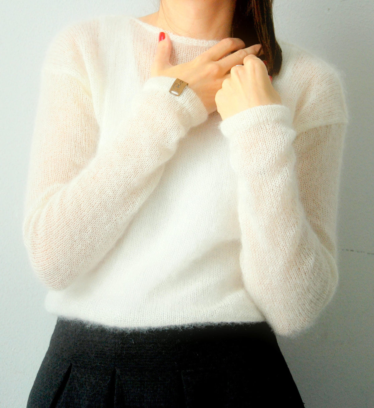 White sweater, sweater, mohair sweater, white jumper, wedding sweater, bridal sweater, knit sweater, white pullover, bridal shrugs, pullover