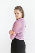 Pink Mohair Bolero: Knitted Bridal Cover-Up