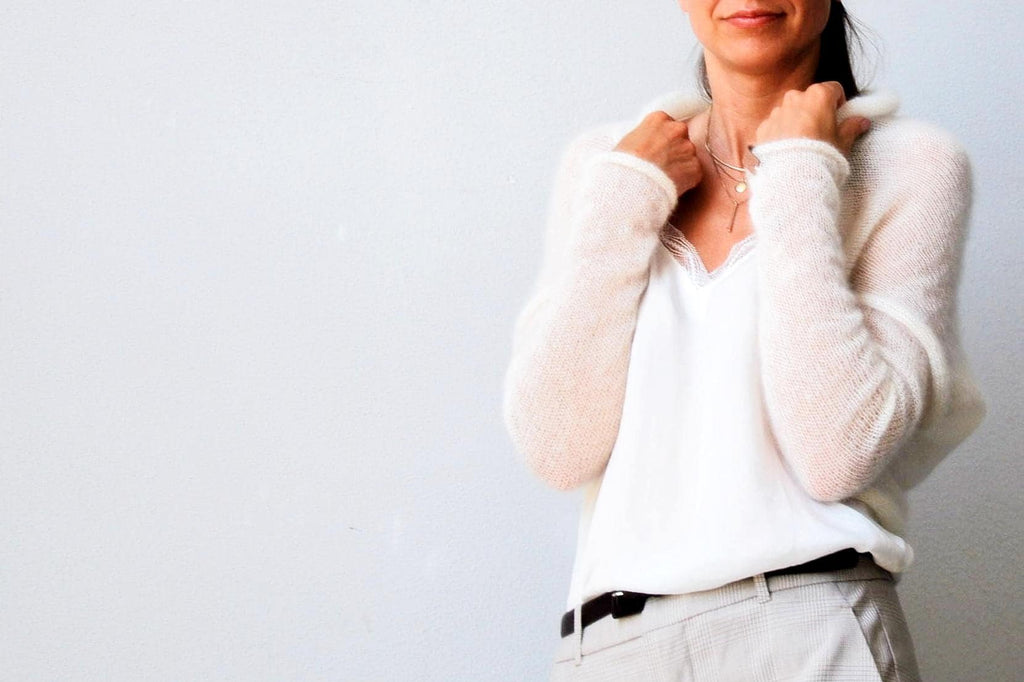 Bolero shrug, knit bolero mohair, wedding sweater, bridal cover up, bridal sweater, knitted wool bolero, white wedding bolero, white shrugs