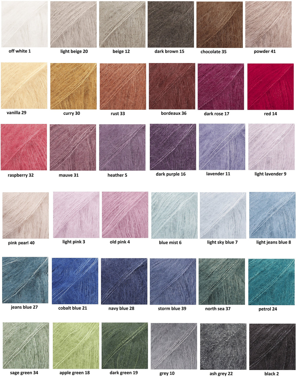 Powder Mohair Silk Sweater: Lightweight Knitted Pullover