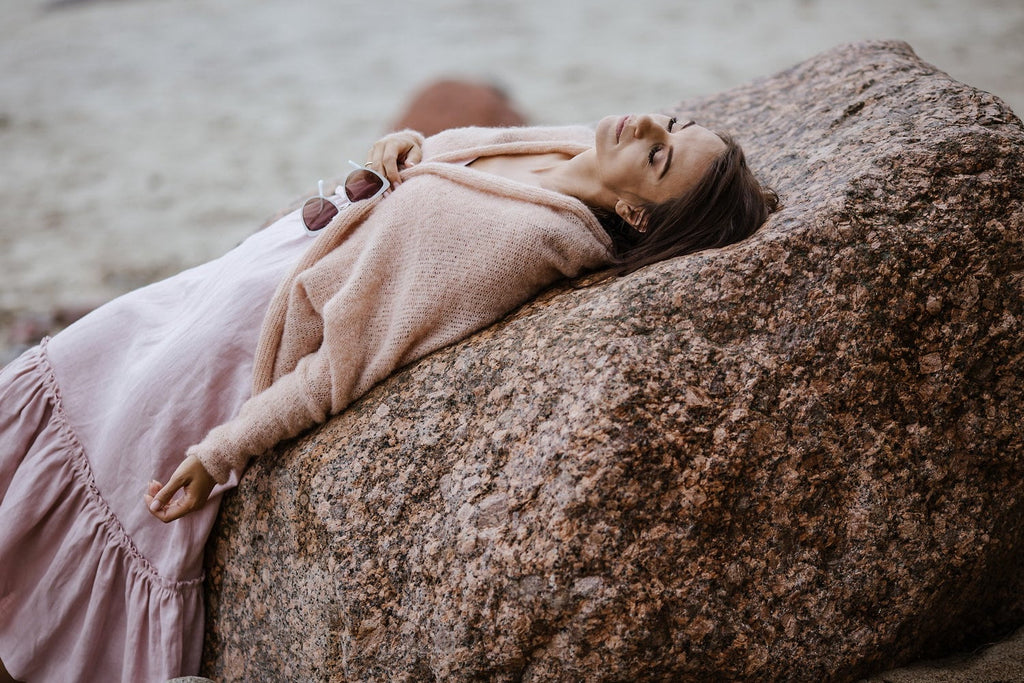 Pink sand alpaca silk cardigan, wedding pink silk mohair jacket, bridal alpaca silk pullover, wedding accessories, soft alpaca bridal shrug