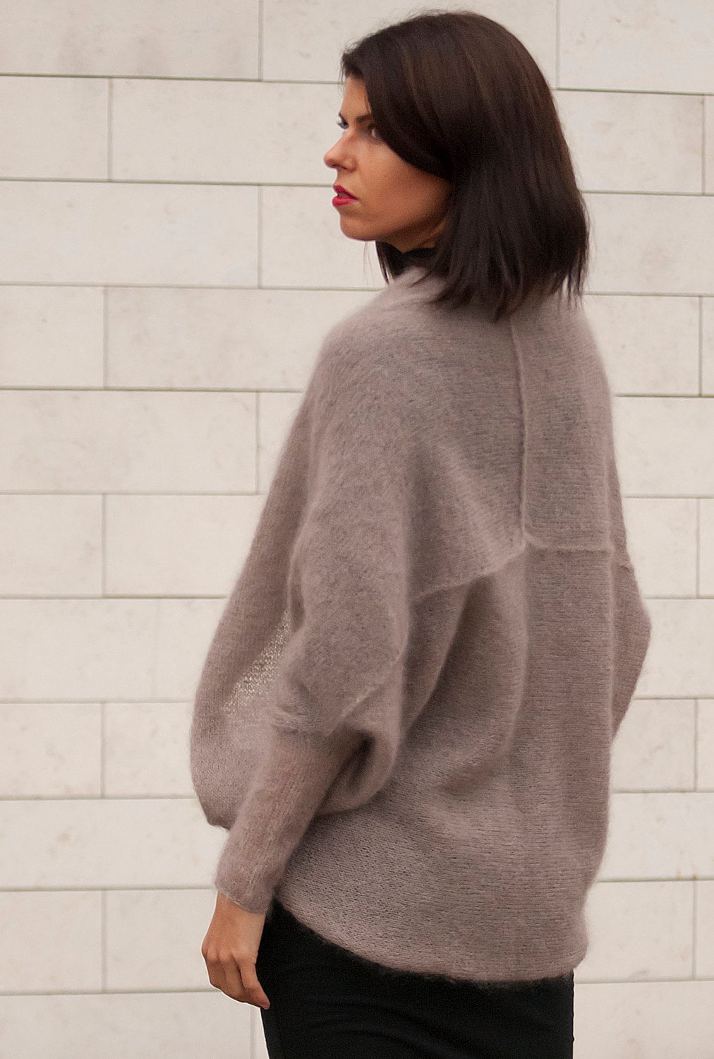 Beige Mohair Silk Cardigan: Soft Knit Bridal Sweater