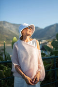 Pink Mohair Silk Sweater: Knitted Bridal Pullover Poncho