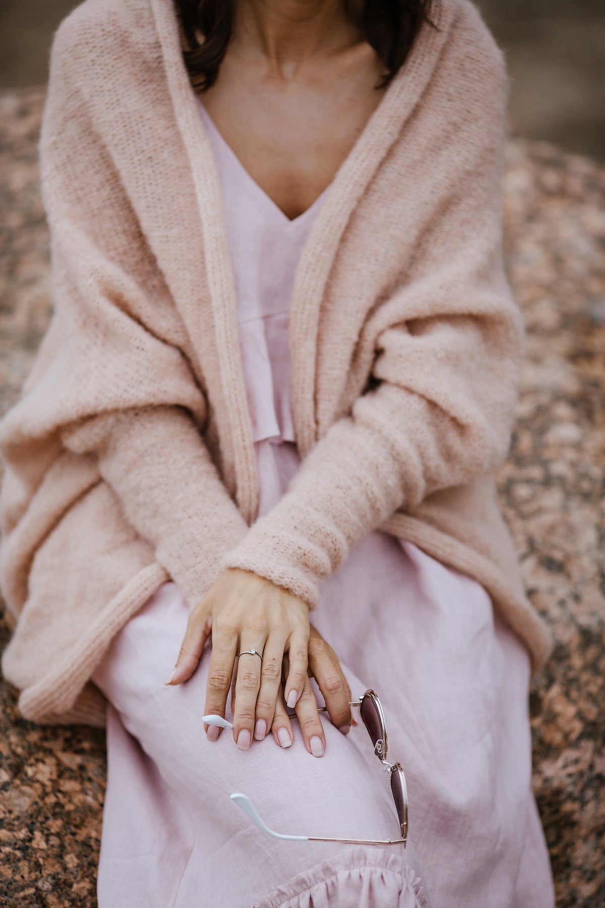 Pink sand alpaca silk cardigan, wedding pink silk mohair jacket, bridal alpaca silk pullover, wedding accessories, soft alpaca bridal shrug