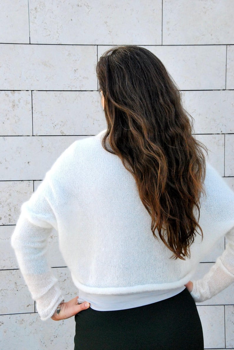 Mohair Wedding Bolero Shrug: Bridal Cover-Up