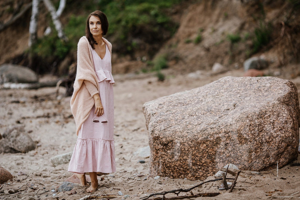 Pink sand alpaca silk cardigan, wedding pink silk mohair jacket, bridal alpaca silk pullover, wedding accessories, soft alpaca bridal shrug