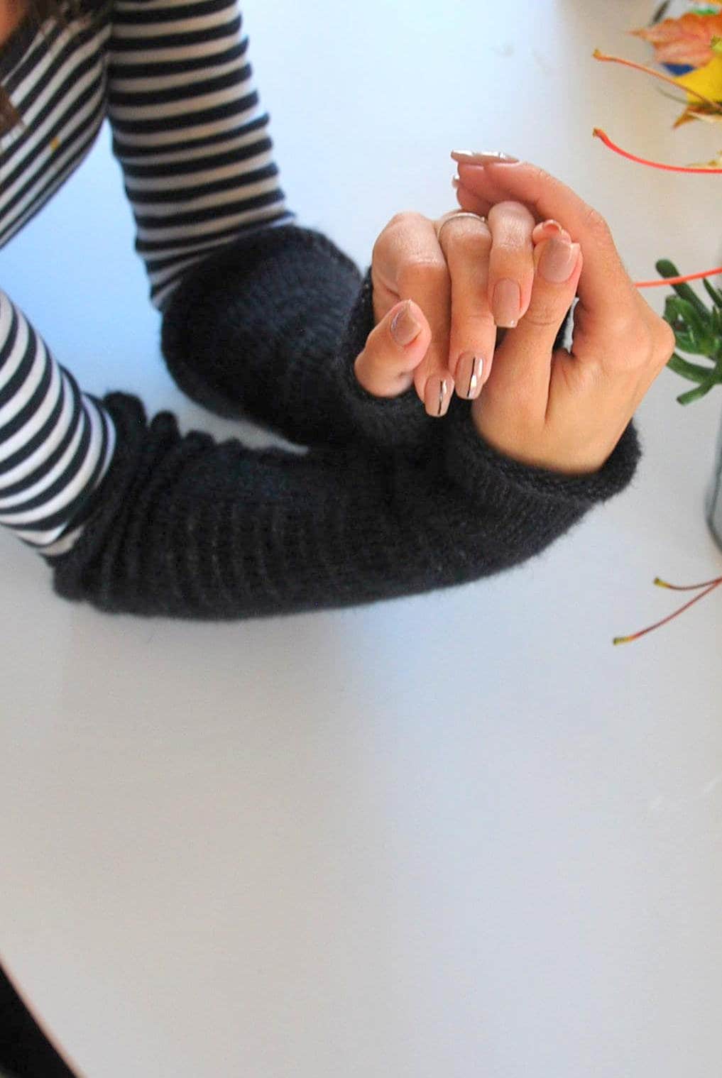 Long Mohair Fingerless Gloves: Knit Arm Warmers